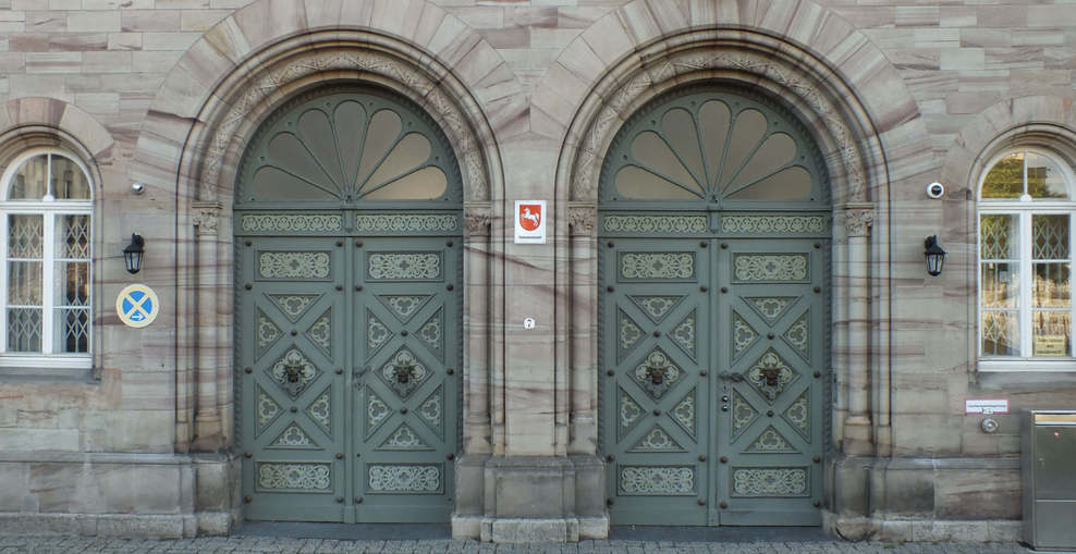 Eingangsportal der Staatsanwaltschaft Göttingen